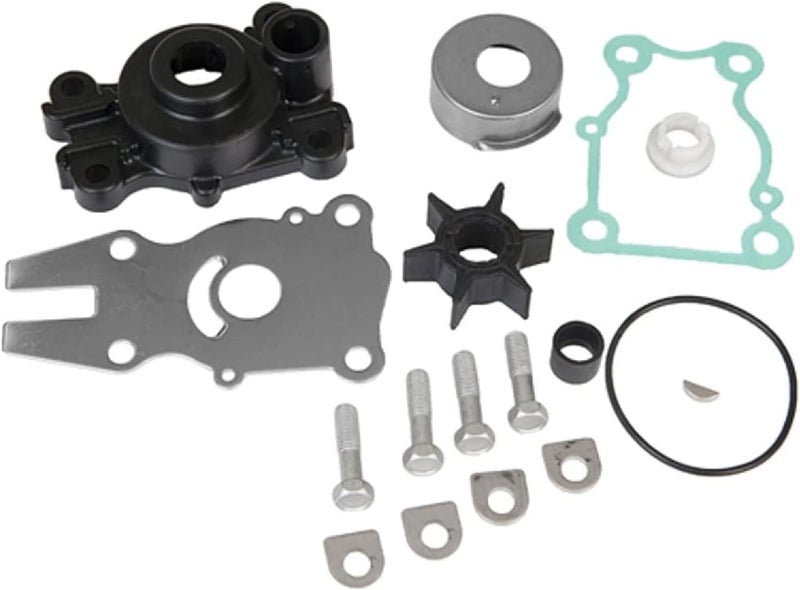 MARKGOO 63D-W0078-01-00 Water Pump Impeller Repair Kit with Housing for Yamaha Outboard 40 50 60 F40 F50 F60 C40 P40 C50 P50 Boat Motor Engine Rebuild Service Parts Replacement Sierra 18-3434 18-3415 - Image 1